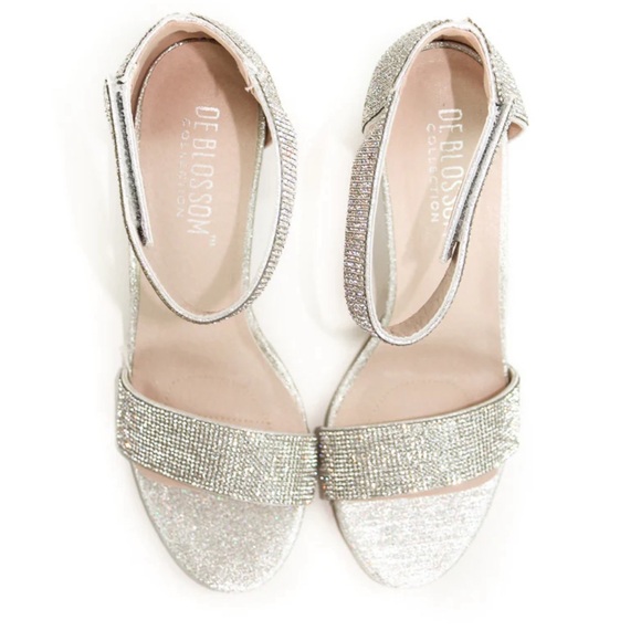 Crystal embellished ankle strap heel. - Picture 4 of 4